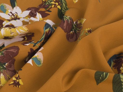 ROXY Rayon Print – Floral Mustard