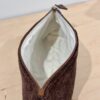Pencil Pouch - Brown Floral - Image 4