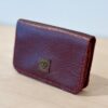 Leather Cardholder - Metallic Red - Image 2