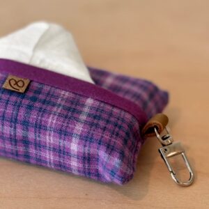 Pocket Tissue Holder - Purple Shirt