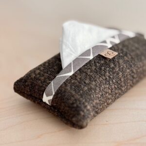 Pocket Tissue Holder - Brown
