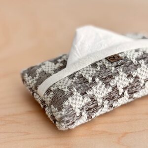 Pocket Tissue Holder - Houndstooth