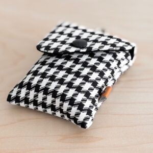 Mini Tissue Holder - Black and White